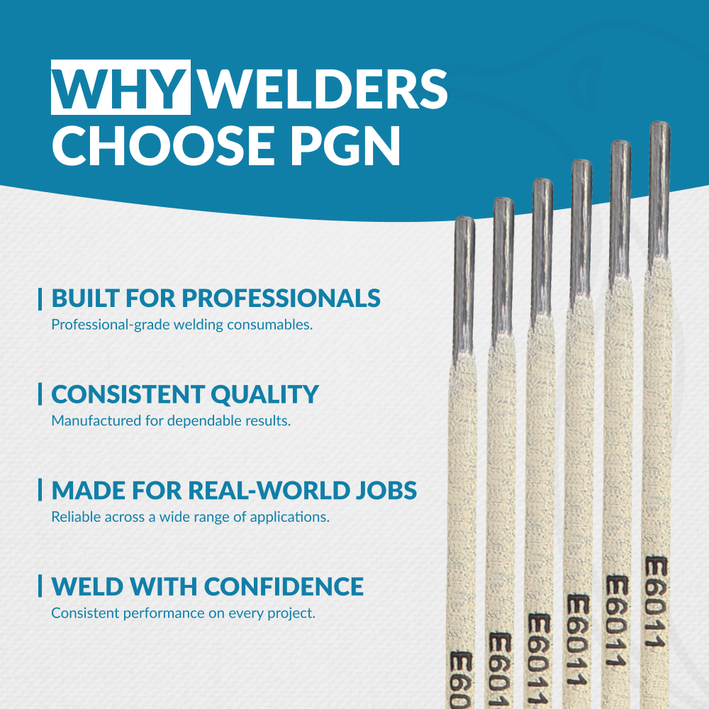 E6011 5/32" 5LB Welding Rods, AC/DC All Position