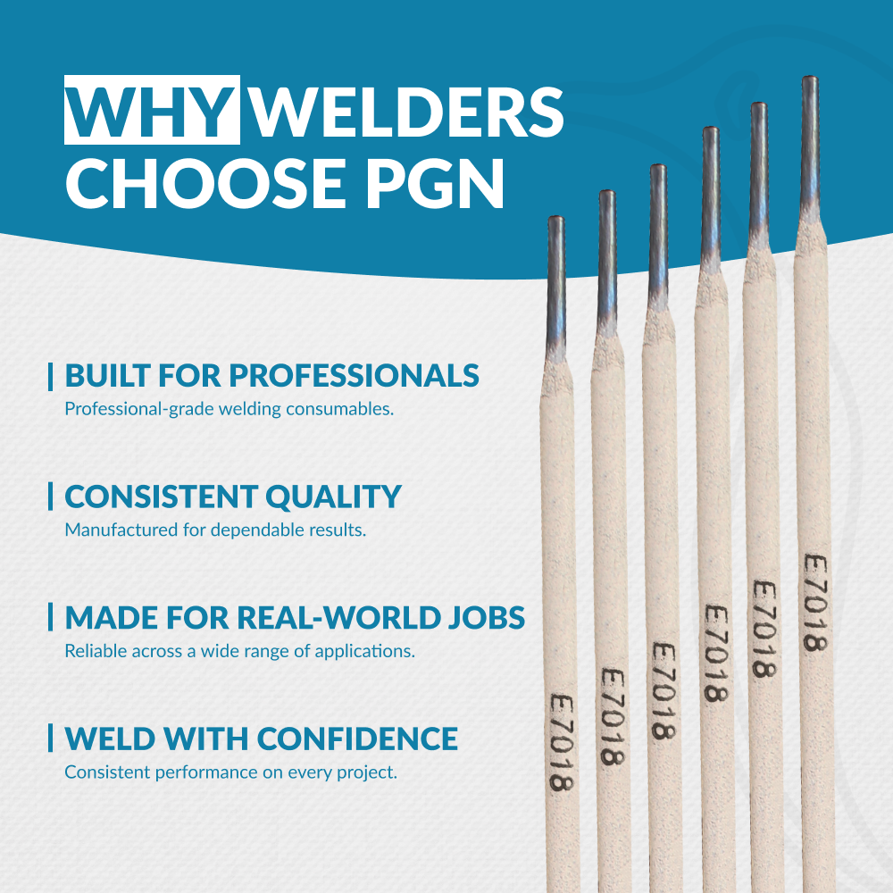 E7018 3/32" 5LB Low Hydrogen Welding Rods, AC/DC