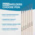 E7018 3/32" 5LB Low Hydrogen Welding Rods, AC/DC