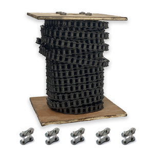 #80 Roller Chain x 50 feet + 5 Free Connecting Links