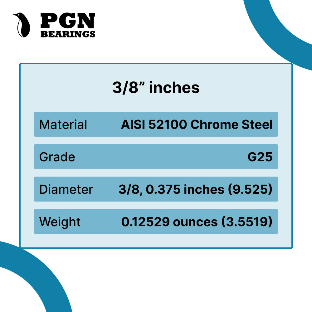 300 3/32 Inch G25 Precision Chromium Chrome Steel Bearing Balls AISI 52100 | UK 300 3/32 Inch G25 Precision Chromium Chrome Steel Bearing Balls AISI 52100 | UK