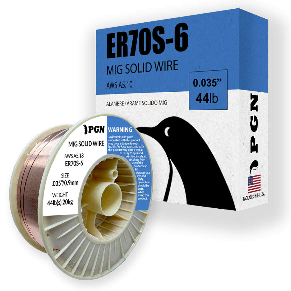 ER70S-6 .035" (0.9 mm) Mild Steel MIG Welding Wire - 44 Lbs Spool