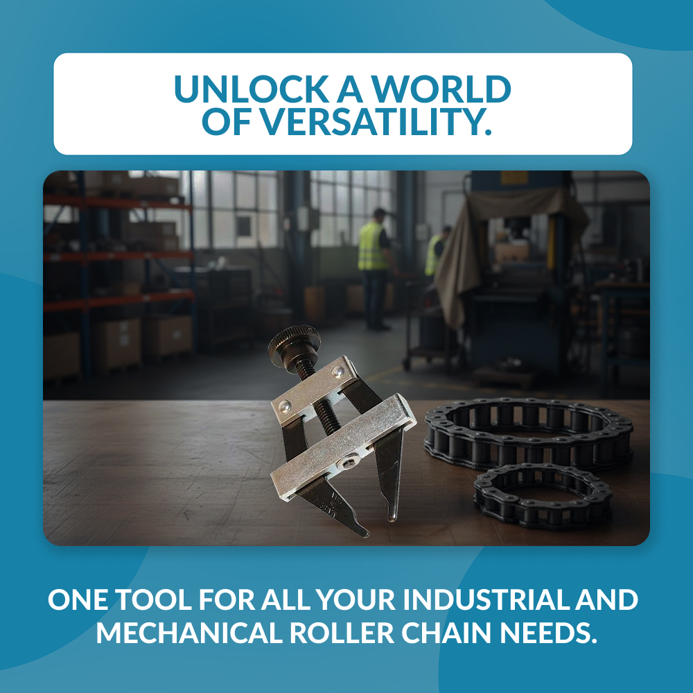 Roller Chain Tool Kit - Breaker, Cutter, & Holder For Sizes #25 To #60 Roller Chain Tool Kit - Breaker, Cutter, & Holder For Sizes #25 To #60