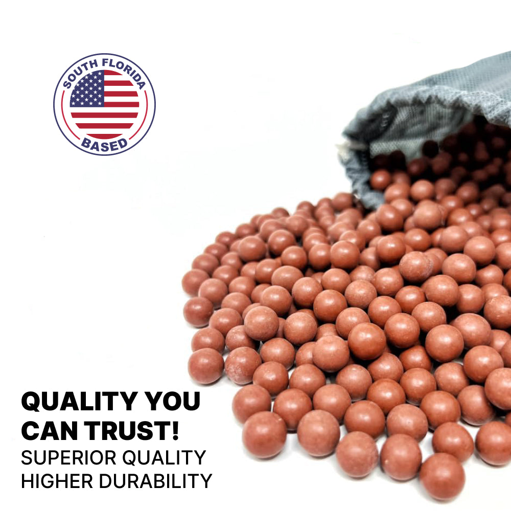 1600-Pack Biodegradable Clay Slingshot Ammo – 3/8 Inch (9-10mm) Hard Clay Balls For Practice & Hunting