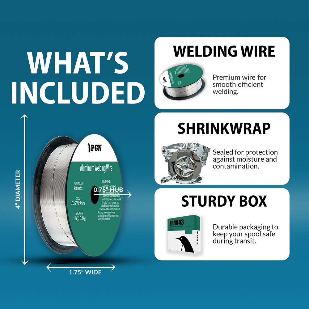 ER4043-0.035" 1lb - Aluminum MIG Welding Wire