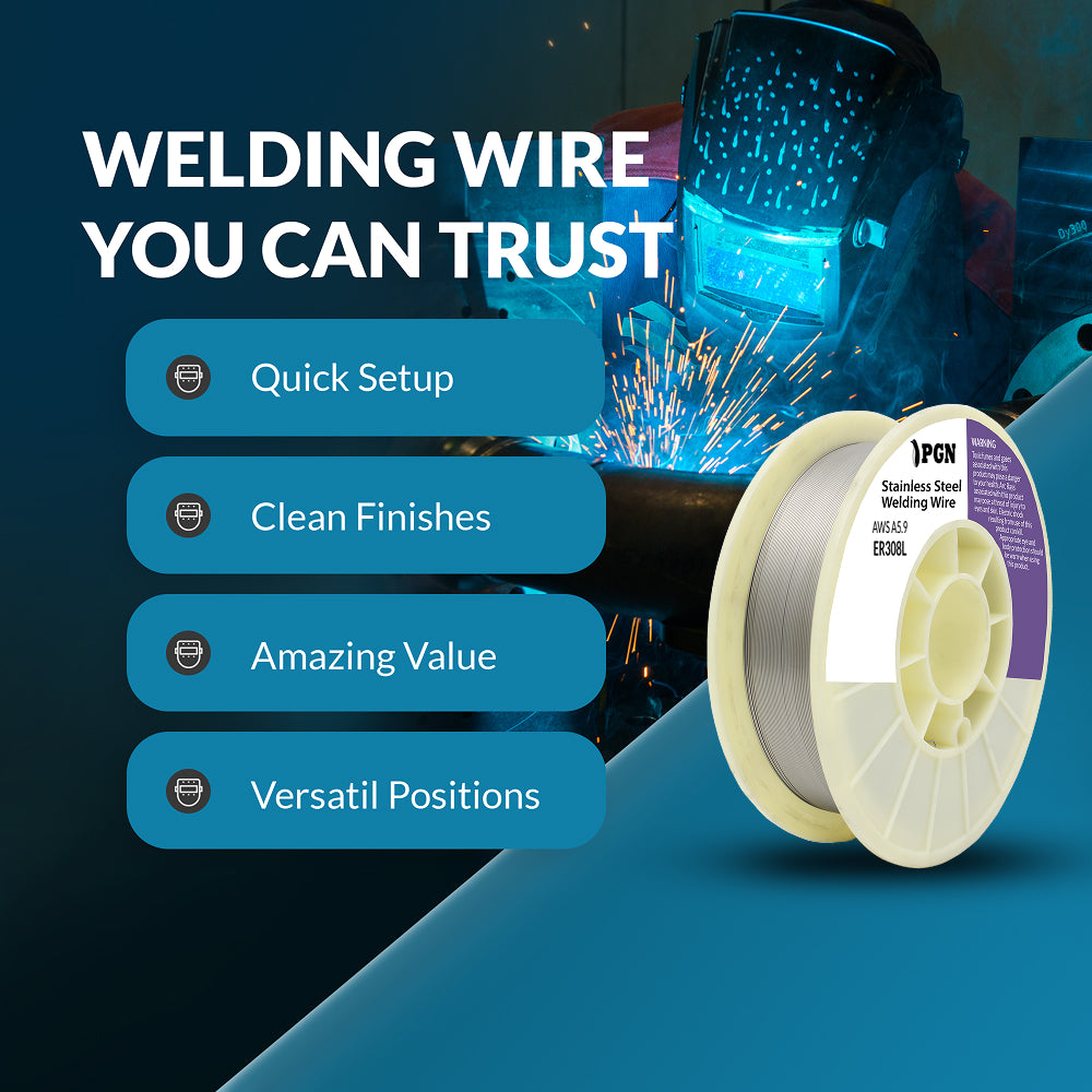 ER308L 0.030" 10lb - Stainless Steel MIG Welding Wire