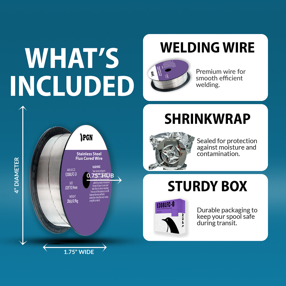 ER308L 0.035" 2lb - Stainless Steel MIG Welding Wire