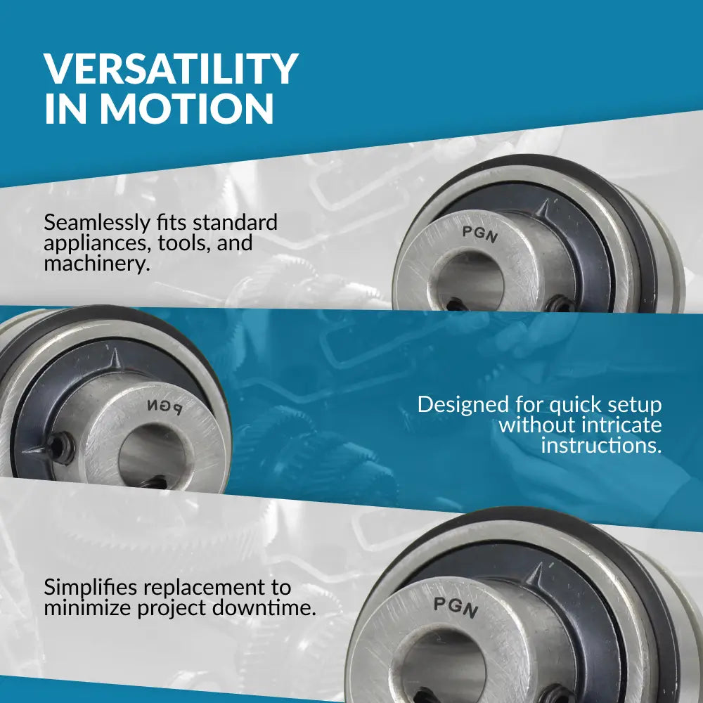 SER209-28 - 1-3/4" Insert Ball Bearing With Snap Ring & Screws