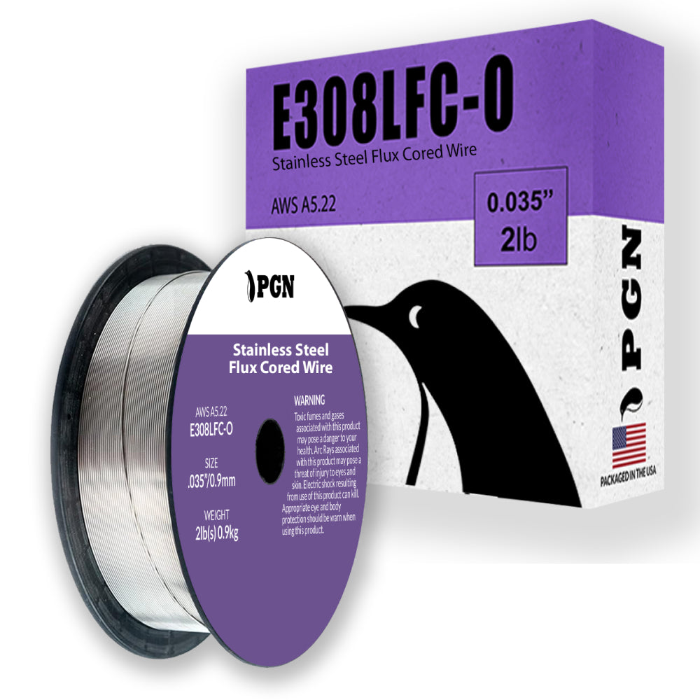 E308LFC-O .035" Stainless Steel Flux Cored Welding Wire – 2LB