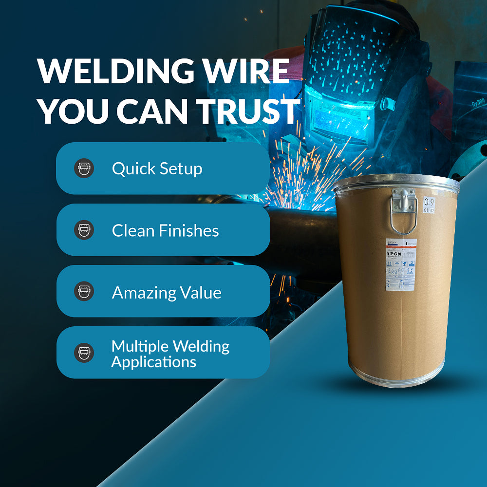 ER70S-6 .035" (0.9 mm) Mild Steel MIG Welding Wire - 660 Lbs Spool
