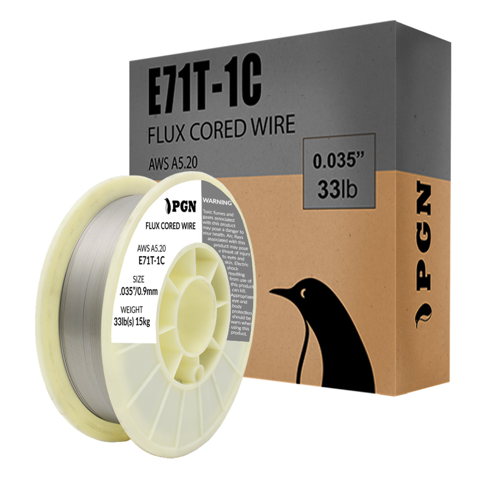 E71T-1C .035" Gas-Shielded Flux Core Welding Wire - 33lbs