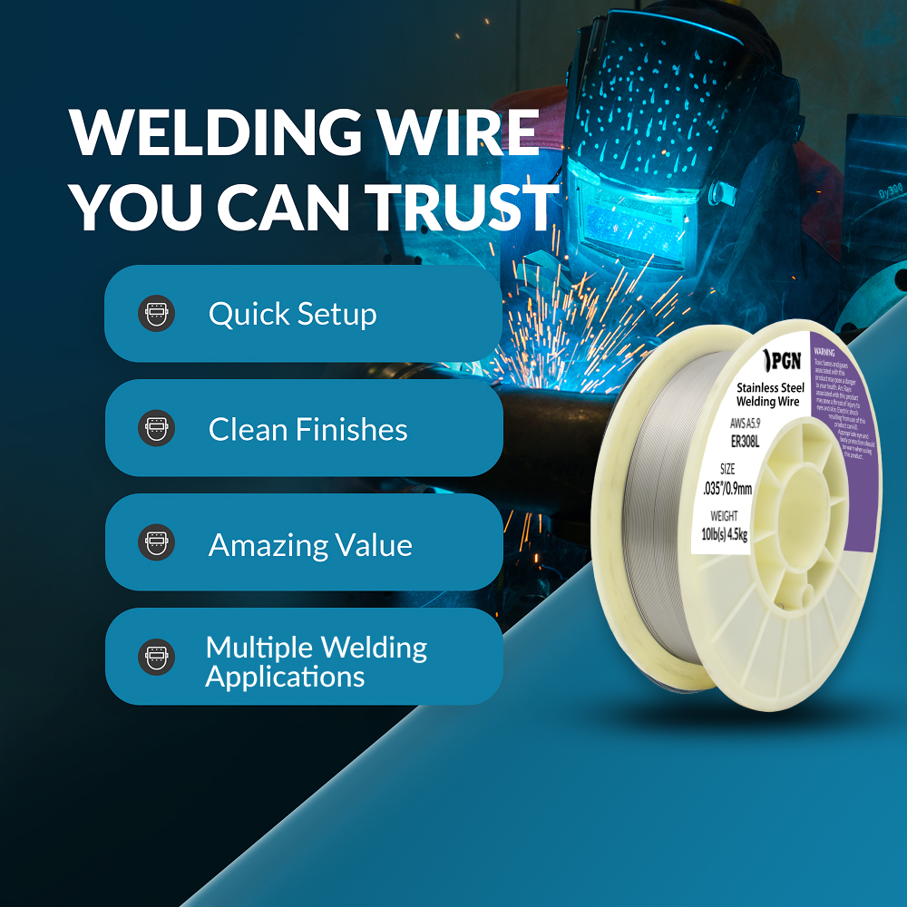 ER308L 0.035" 10lb - Stainless Steel MIG Welding Wire