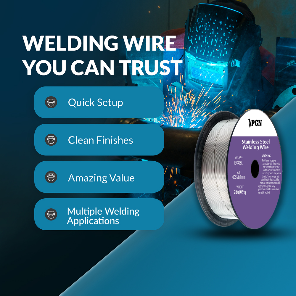 ER308L 0.035" 2lb - Stainless Steel MIG Welding Wire