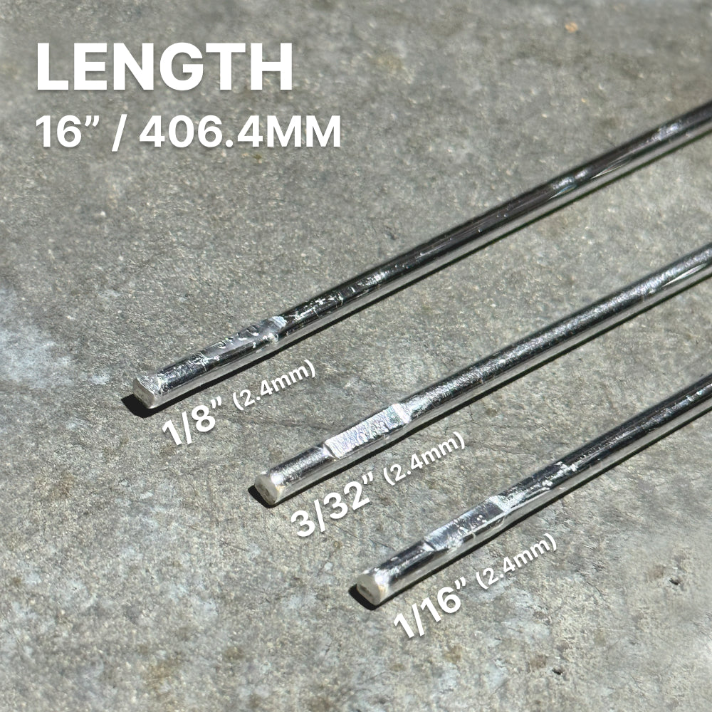 ER4043 5-lbs 3/32" x 16" Aluminum Welding Rod - TIG Filler Rod, TIG Rod