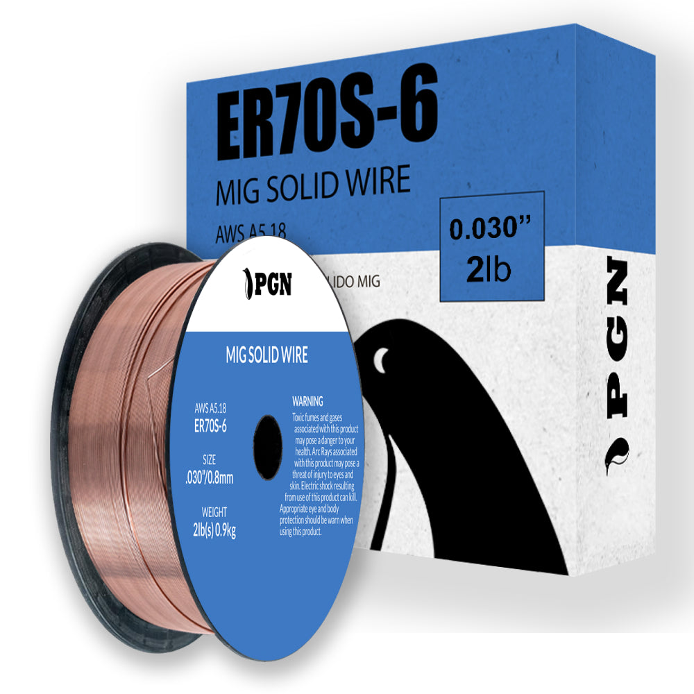 ER70S-6 .030" (0.8 mm) Mild Steel MIG Welding Wire - 2 Lbs Spool