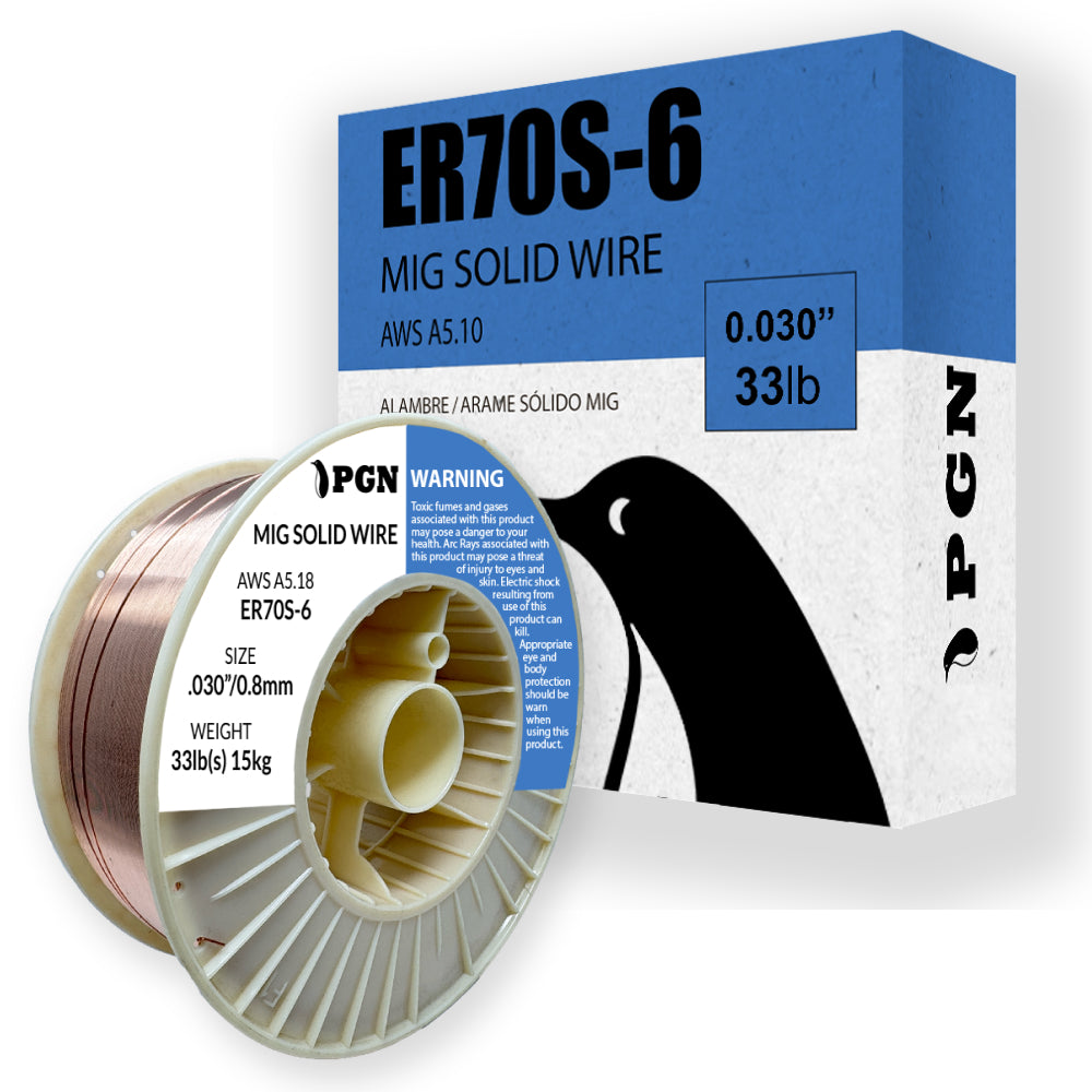 ER70S-6 .030" (0.8 mm) Mild Steel MIG Welding Wire - 33 Lbs Spool