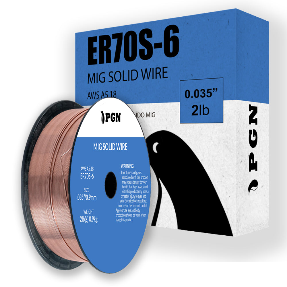 ER70S-6 .035" (0.9 mm) Mild Steel MIG Welding Wire - 2 Lbs Spool