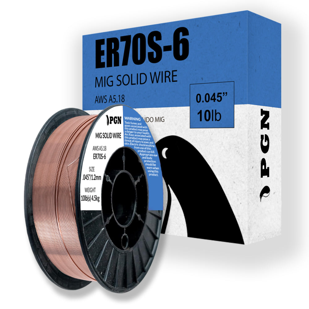 ER70S-6 .045" (1.2 mm) Mild Steel MIG Welding Wire - 10 Lbs Spool