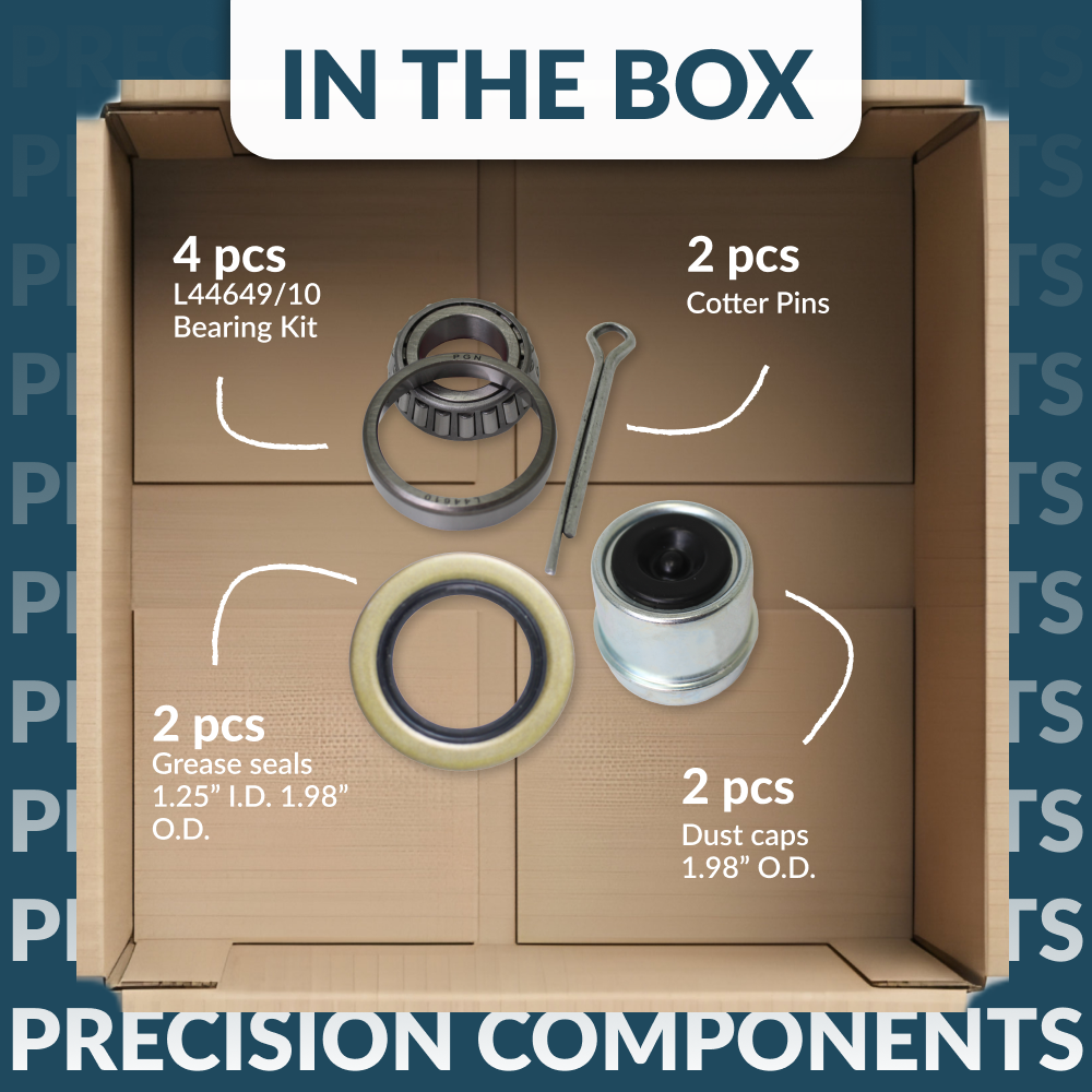 L44649 Bearing Kit -- L44649/L44610 and 12192TB Seal OD 1.980''