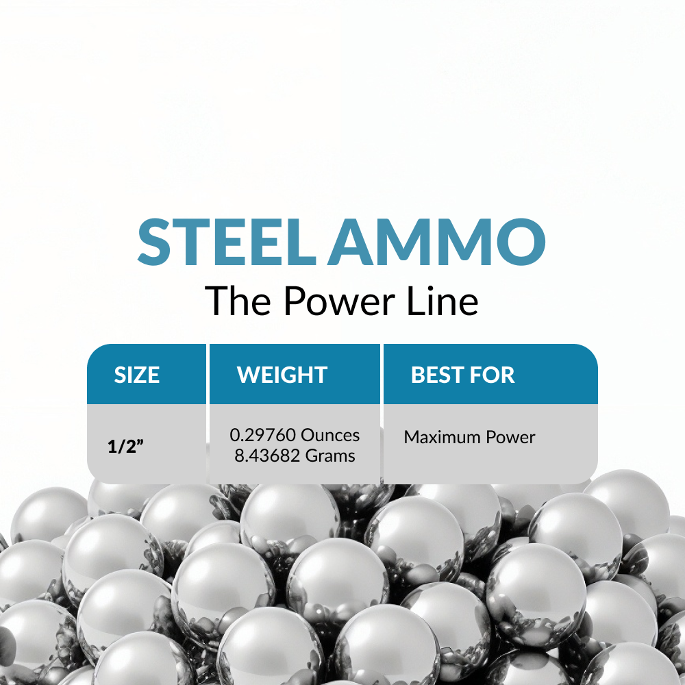 1/2" Inch Soft Carbon Steel Slingshot Balls