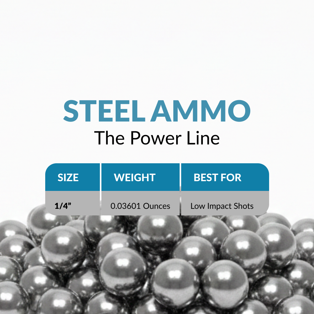 1/4" Inch Soft Carbon Steel Slingshot Balls