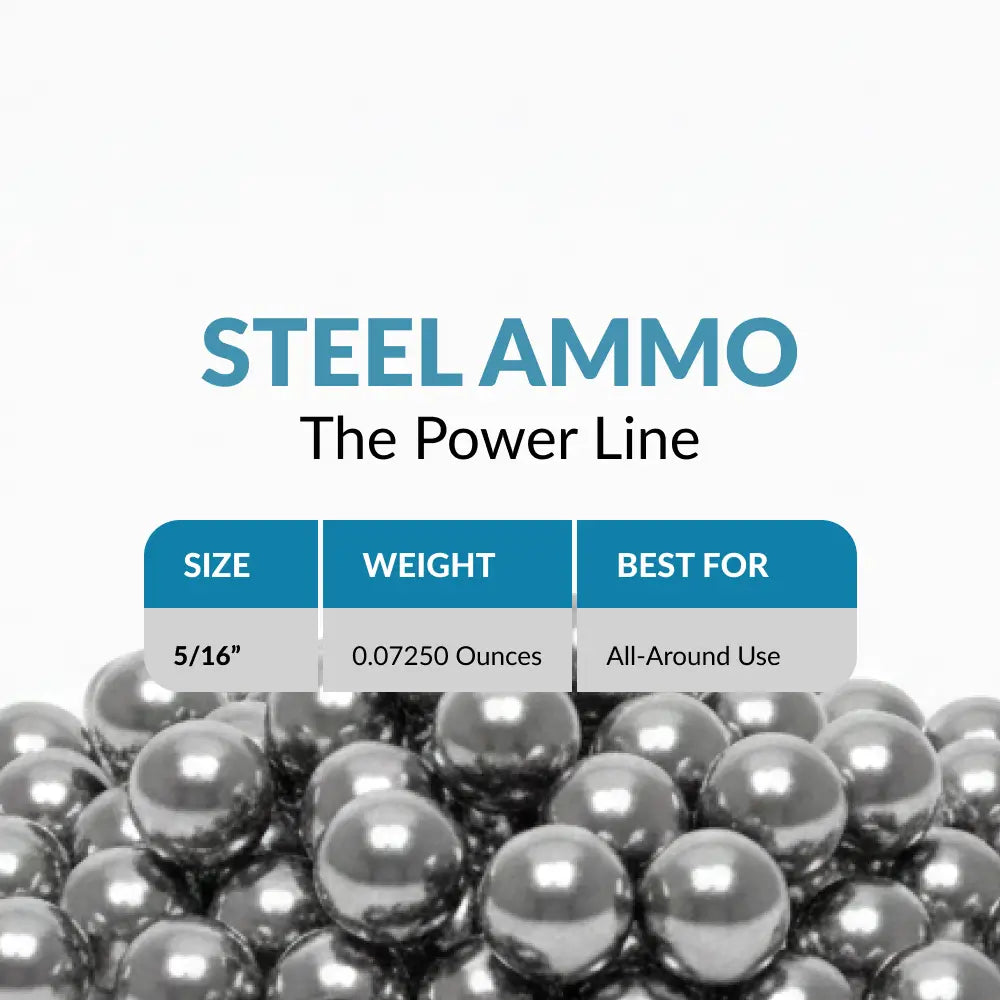 5/16" Inch Soft Carbon Steel Slingshot Balls