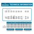 A2050 Conveyor Roller Chain x 100 Feet + 10 Connecting Links