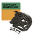 C2080H Heavy Duty Conveyor Roller Chain x 10 Feet + 2 Connecting Links