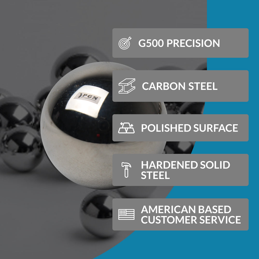 1/8" Inch G500 Precision Carbon Steel Bearing Ball