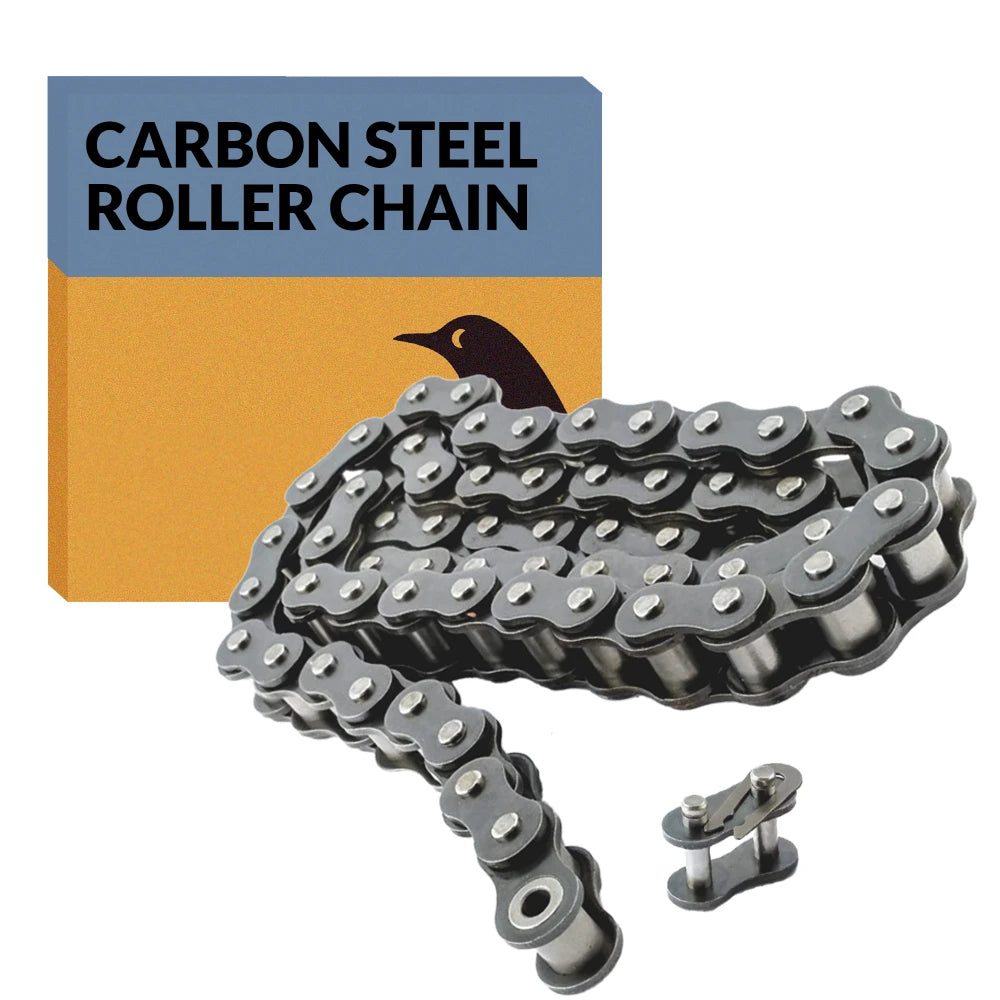 #40 Roller Chain x 10 feet + 2 Free Connecting Links