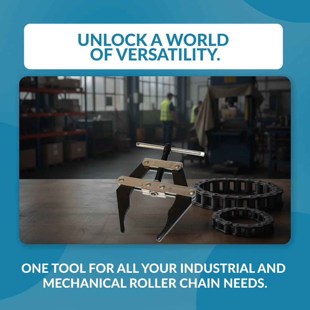 Roller Chain Connecting Puller Tool – Fits #60, #80, #100