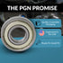 R4-ZZ Ball Bearing - C3 Clearance - 1/4"x5/8"x0.196"