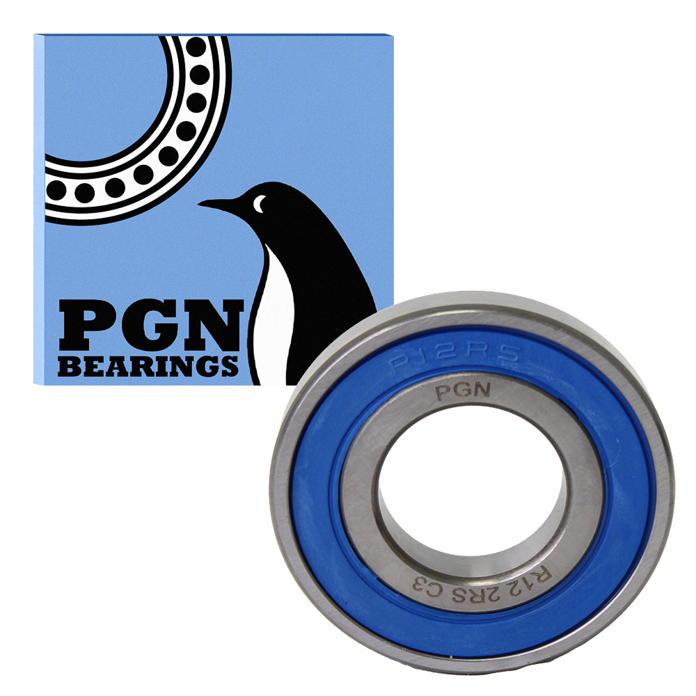 R12-2RS Ball Bearing - C3 Clearance - 3/4"x1-5/8"x7/16"