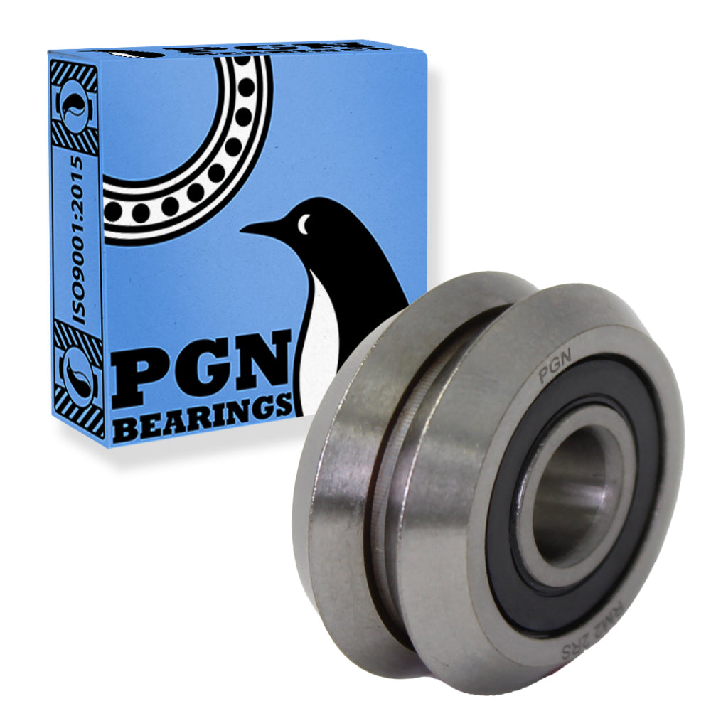 RM2-2RS 3/8" V Groove Roller Ball Bearing