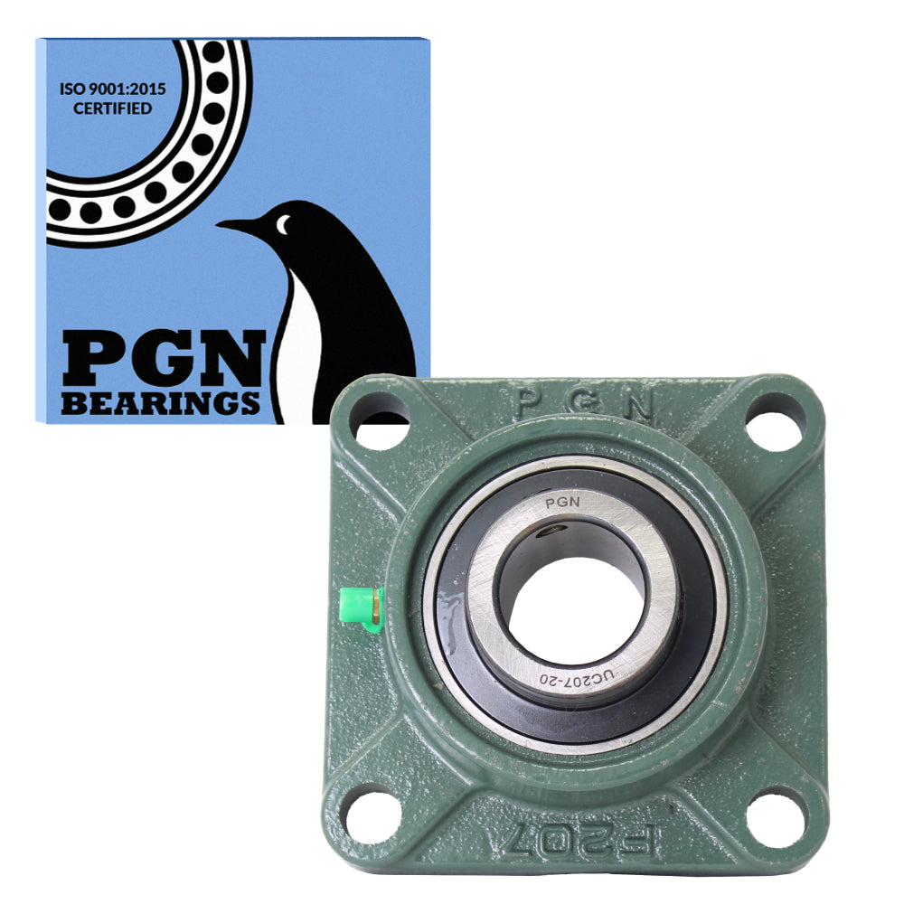 UCF207-20 Pillow BLOCK SQUARE FLANGE MOUNTED BEARING 1-1/4" BORE