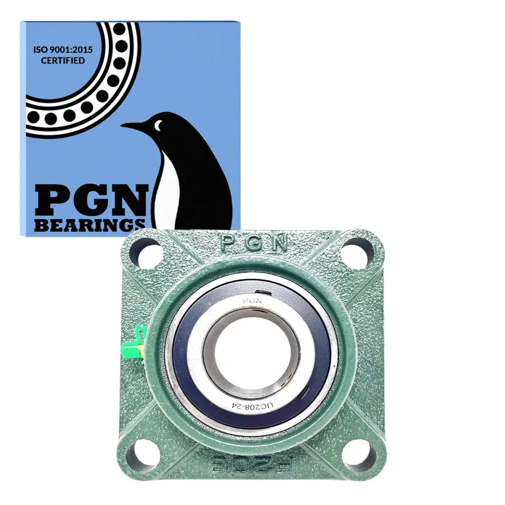 UCF208-24 Pillow Block Square Flange Mounted Bearing 1-1/2" Bore