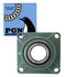 UCF212-39 PILLOW BLOCK SQUARE FLANGE MOUNTED BEARING 2-7/16" BORE