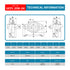 UCFL208-24 Pillow Block Flange Mounted Bearing 1-1/2" Inch Bore