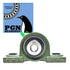 UCP201-8 Pillow Block Ball Bearing - 1/2" Bore
