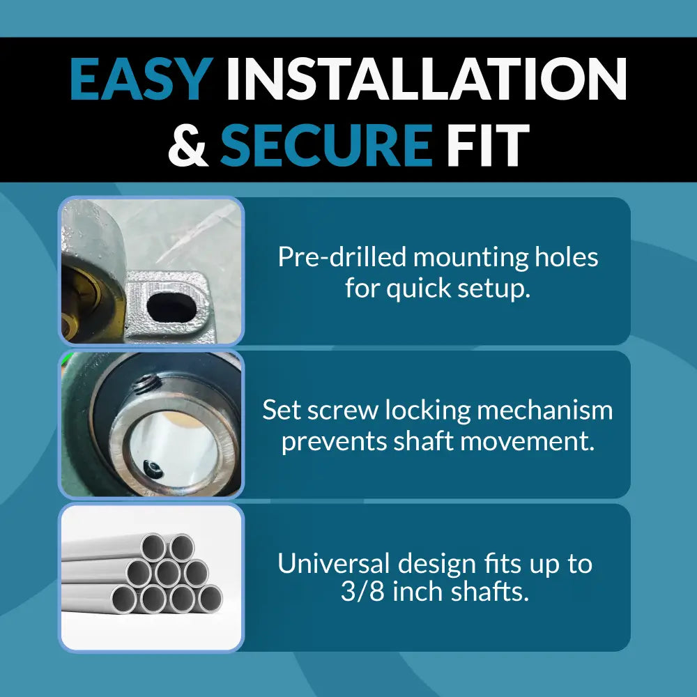 UCP204-12 Pillow Block Ball Bearing - 3/4" Bore