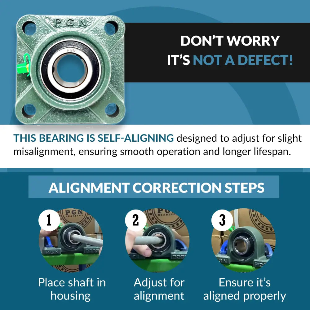 UCF204-12 Pillow Block Square Flange Mounted Bearing 3/4" Bore