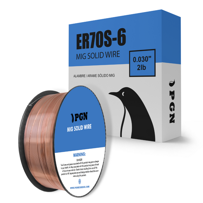 ER70S-6 .030" (0.8 mm) Mild Steel MIG Welding Wire - 2 Lbs Spool