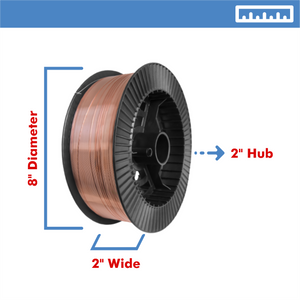 ER70S-6 .035" (0.9 mm) Mild Steel MIG Welding Wire - 11 Lbs Spool