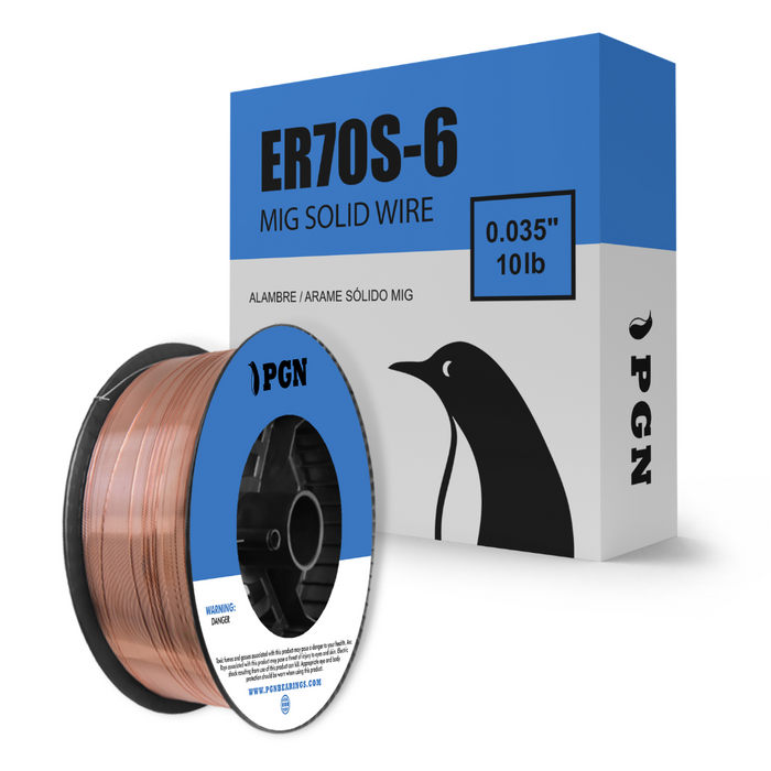 ER70S-6 .035" (0.9 mm) Mild Steel MIG Welding Wire - 10 Lbs Spool
